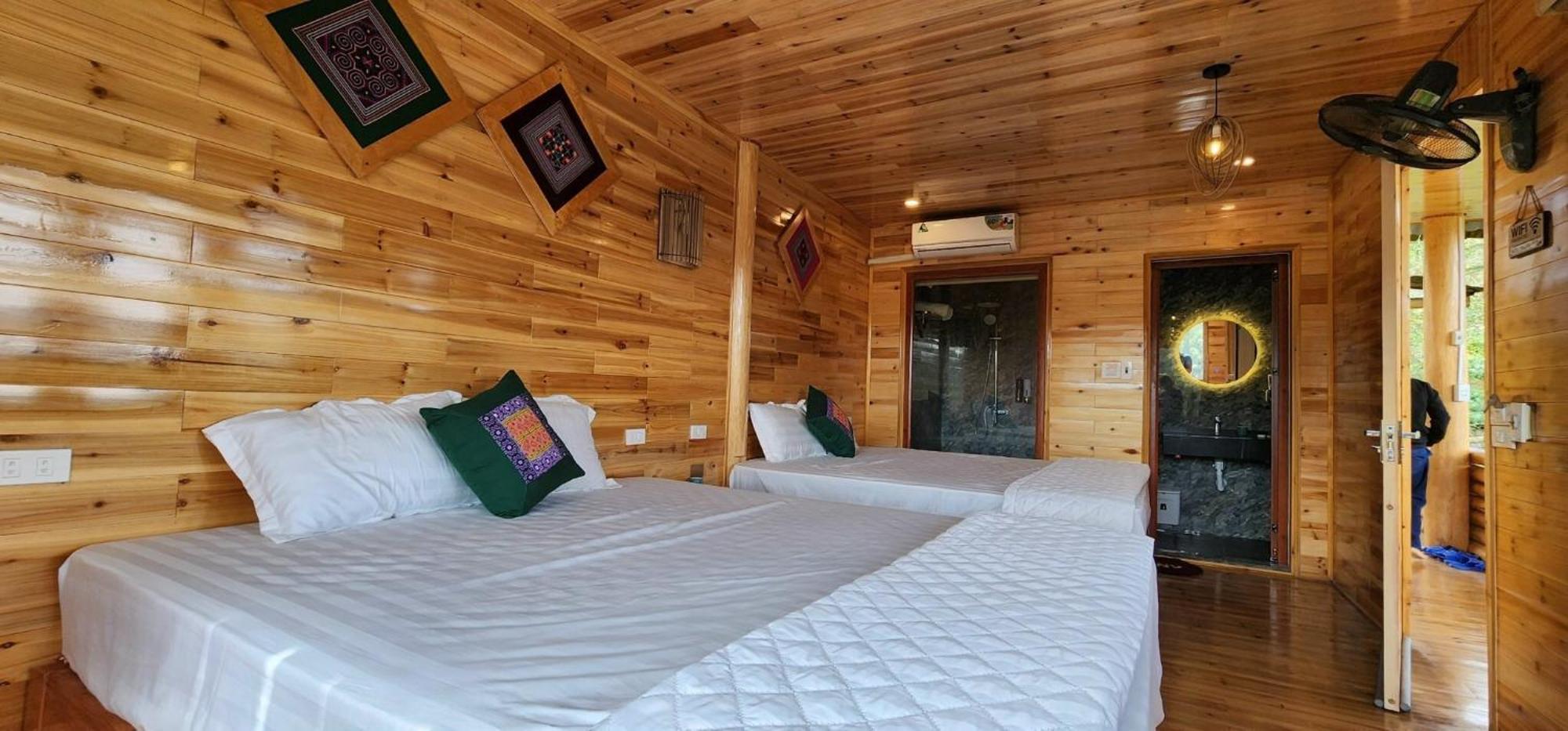 So H'Mong Homestay Bac Ha  Exteriör bild